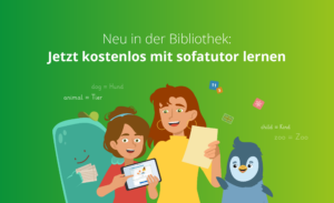 New at the City Library: Learn for free with sofatutor